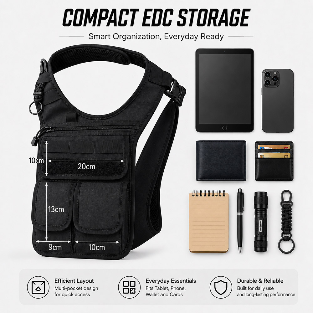QX Tactical Concealed Satchel  - Edc Carry For Men ulasan dan harga