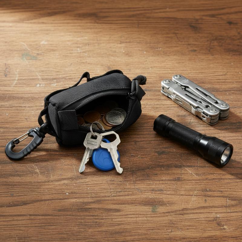 Outdoor EDC Pouch, Zipper Key  - Edc Carry Pocket ulasan dan harga