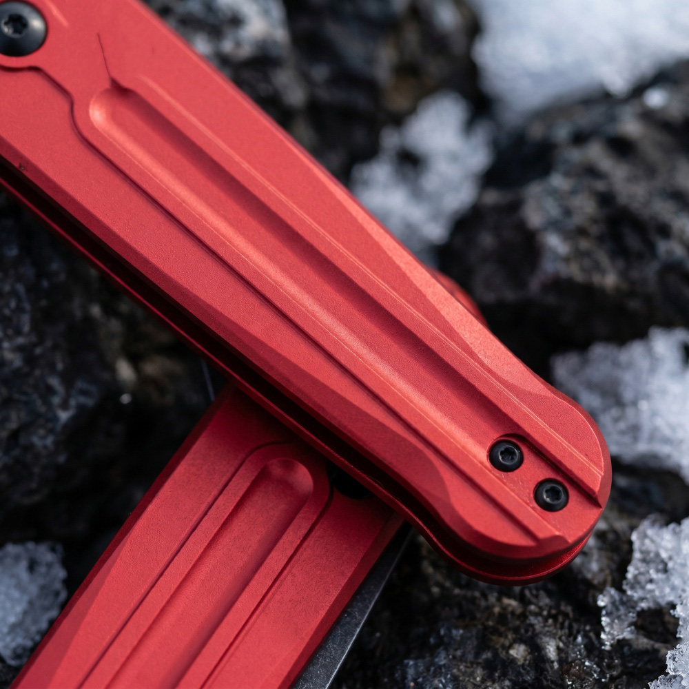 Red Handle Folding Pocket Knif - Edc Carry For Men ulasan dan harga