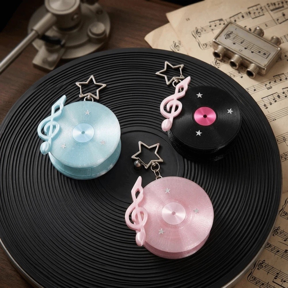 Y2K Vinyl Record Keychain Kore - Cable Winder Keychain ulasan dan harga