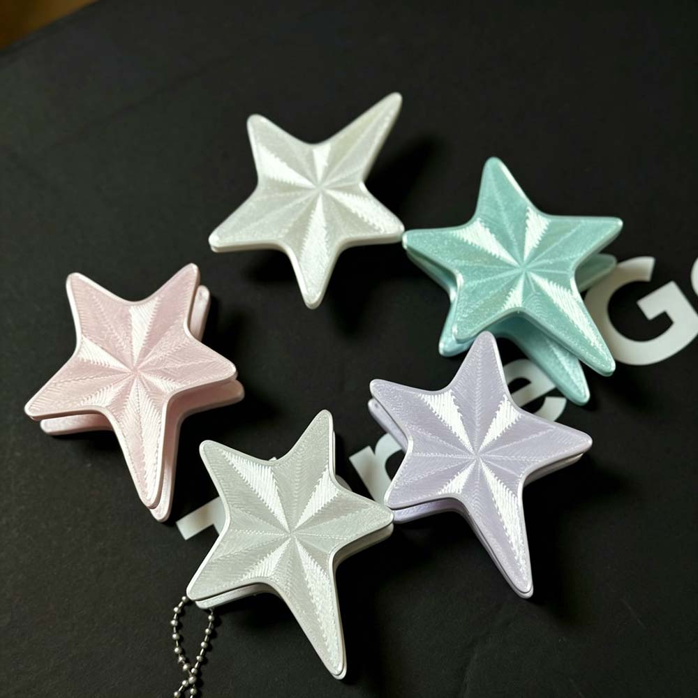 3D Star Cable Winder Y2K Cute  - Cable Winder Keychain ulasan dan harga