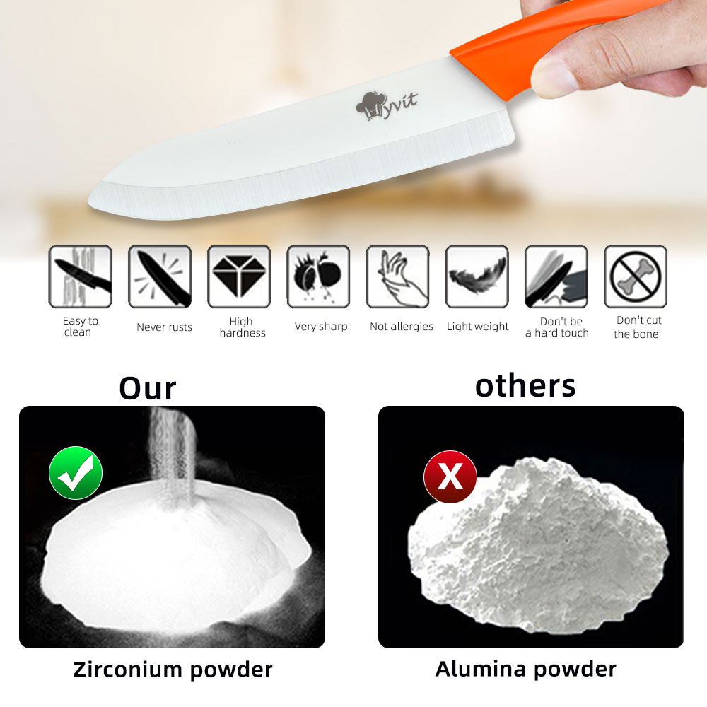 Ceramic Knives Set Kitchen Kni - Pocket Knife Ceramic ulasan dan harga