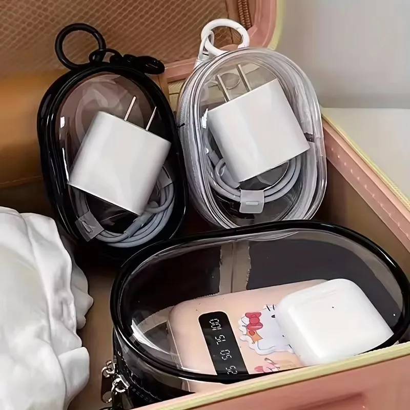 Multifunctional Clear Data Cab - Cable Winder Keychain ulasan dan harga