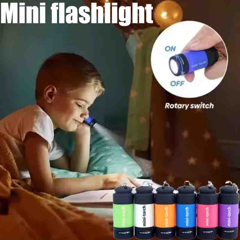 USB Rechargeable Camping Mini  - Keychain Flashlight ulasan dan harga