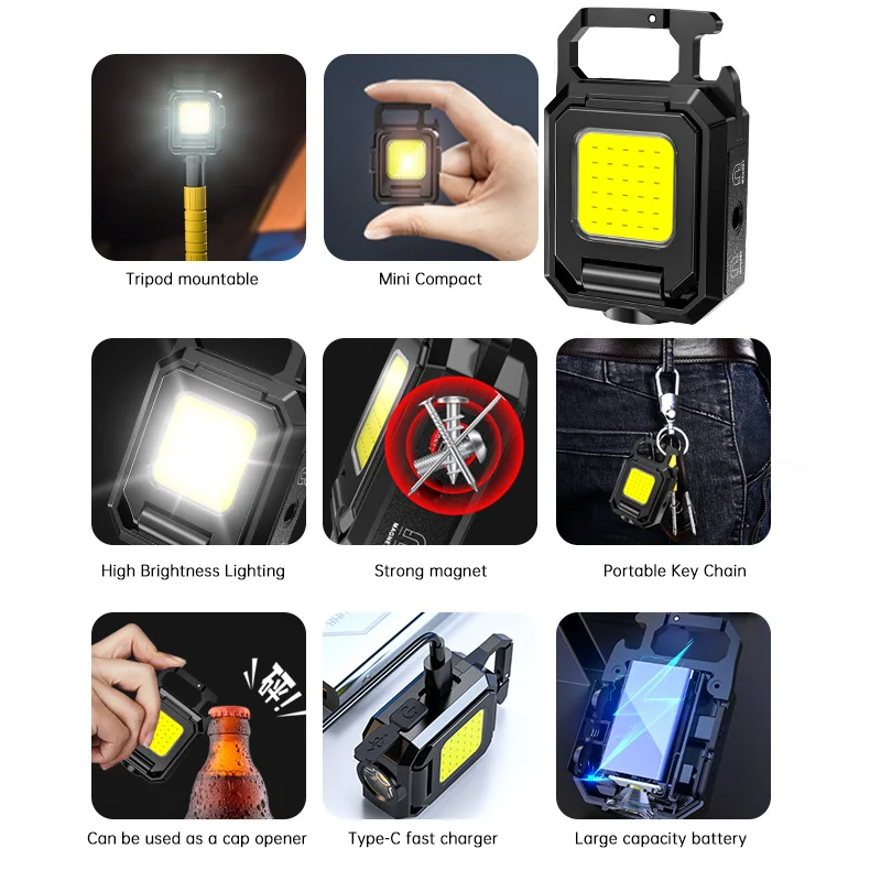 Mini LED Handheld Flashlights  - Keychain Flashlight ulasan dan harga