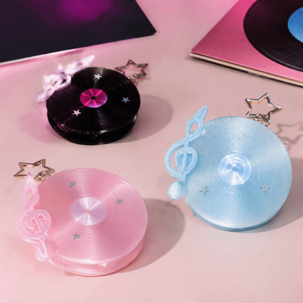 Y2K Vinyl Record Keychain Kore - Cable Winder Keychain ulasan dan harga