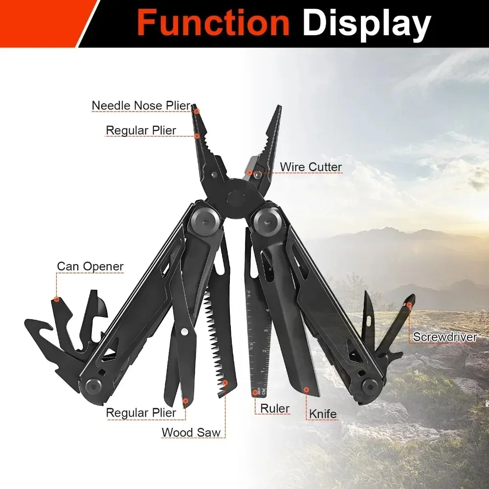 Multi-Tool Pliers Fishing Camp - Edc Carry Pliers ulasan dan harga