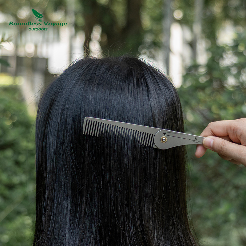 Pure Titanium Foldable Hair Co - Comb Pocket Titanium ulasan dan harga